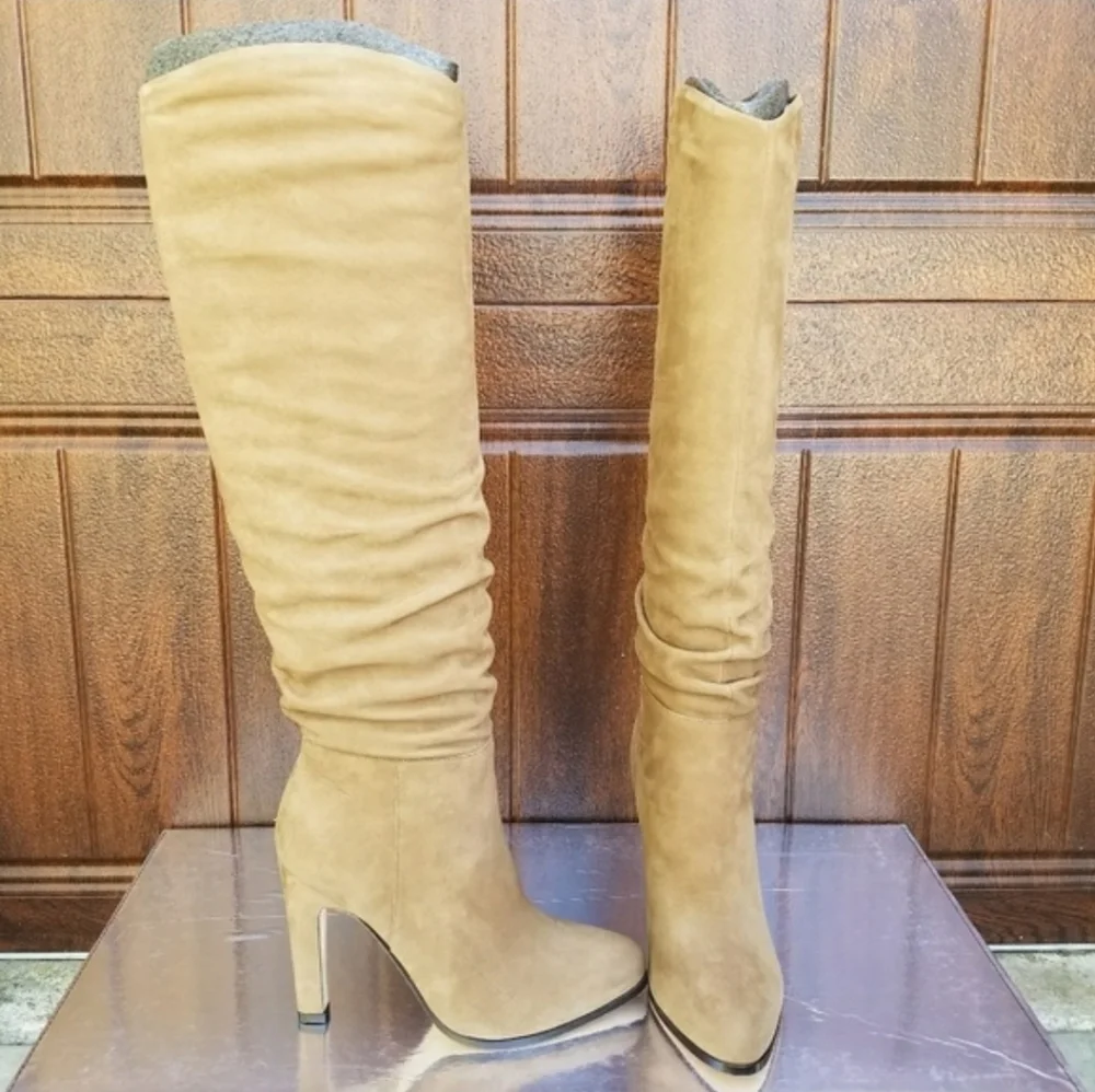 Chic Sigerson Morrison Tan Genuine Leather Boots